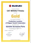 Suzuki Gold Certificate