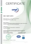 ISO 14001 electronic certificate